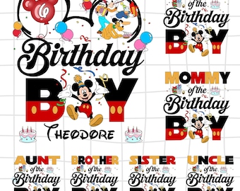 Mickey Cumpleaños Niño PNG, Disneyworld Cumpleaños Niña PNG, Cumpleaños Familiar Disney PNG, Fiesta de Cumpleaños Disneyland PNG, Viaje de Cumpleaños Disney PNG