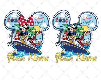 Personalized Disney Mickey And Co Cruise Png,Mickey And Friends In My Disney Cruise Era Png,Disney Cruise Png,Disney Family Cruisin Vacation