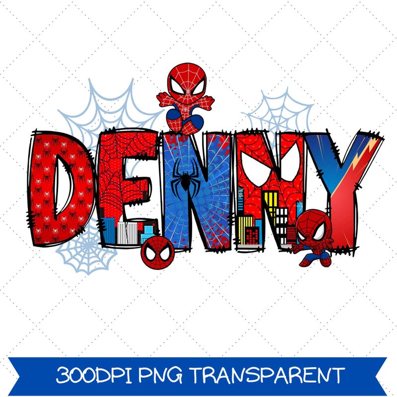 custom-spiderman-letters-etsy