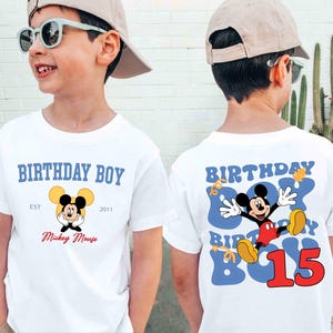 Personalized Name Mickey Mouse Birthday Boy Png, Custom Birthday Boy Gift, Magic Kingdom Disney Boy Birthday Png, Custom Mickey Mouse Png,