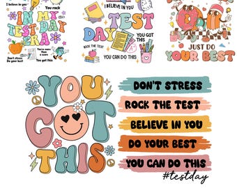 It’s Test Day png, You Got This Png, State Testing png, Testing Coordinator Png, Teacher Summer Png, Staar Test Png, Teacher Test Day Png