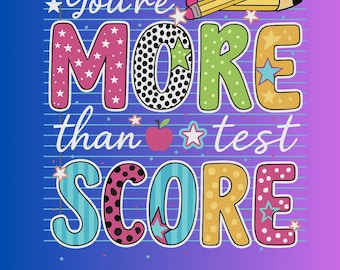 Eres más que la puntuación de la prueba PNG, Día del examen del profesor (Descarga digital)