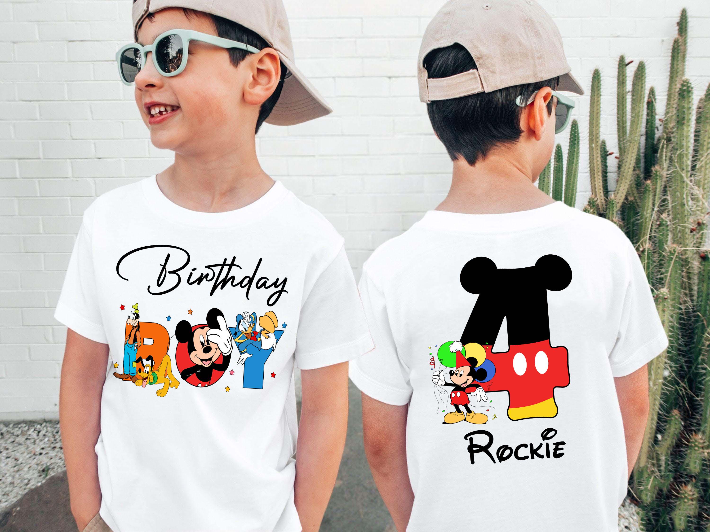 Mickey mouse 3rd birthday shirt - Etsy 日本