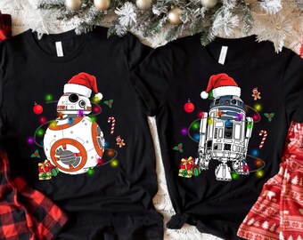 R2-D2 BB-8 Kerstmis, png, Star Wars Disney, Darth Vader Xmas (digitale download)