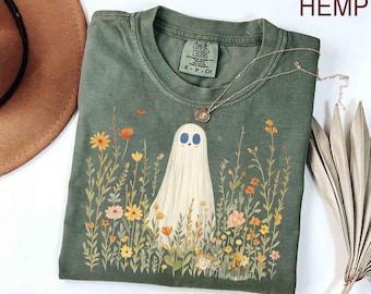 Halloween-Blumengeist-PNG, Cottagecore-Hexen-Clipart (Digitaler Download)