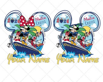 Personalized Magic Mickey And Co Cruise Png,Mickey And Friends In My Magic Cruise Era Png,Magic Cruise Png,Magic Family Cruisin 2408