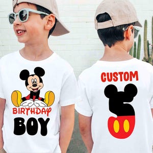 Personalized Name Mickey Mouse Birthday Boy Png, Custom Birthday Boy Gift, Magic Kingdom Disney Boy Birthday Png, Custom Mickey Mouse Png,