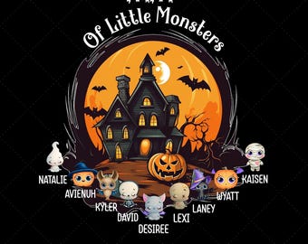 Personalisierte Oma Halloween Png, benutzerdefiniertes gruseliges Nana Design (Digitaler Download)