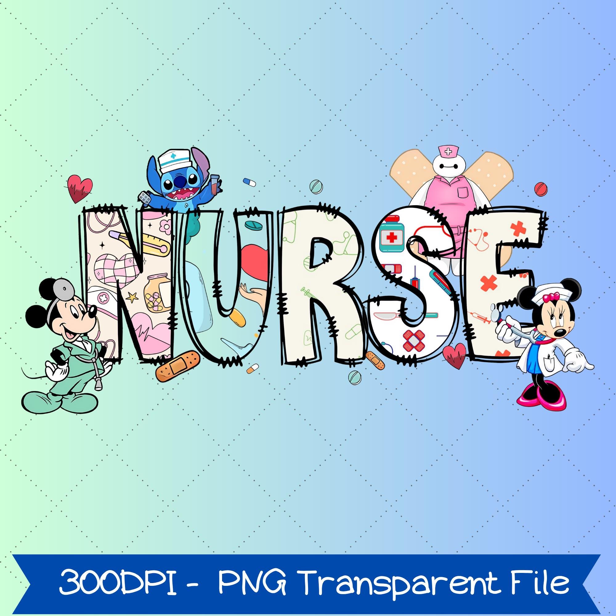 ディズニーナースPNG、スティッチナーシングPNG、ミニーナースウィーク