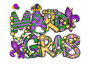 Louisiana Mardi Gras Png Fat Tuesday Mardi Gras Coquette Mardi Gras Png Mardi Gras Design Sublimation, Nola Fleur De Lis Png, King Cake Png