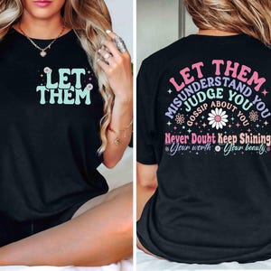 Let Them PNG, Keep Shining Png, Inspirational Png, Self Worth Png, Motivational Png file, Self Love Png design, Mental Health Matters Png