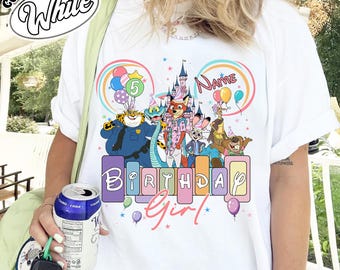 Personalisierte Name Alter Zootopia 2 Geburtstag Png, Disney Judy Hopps Nick Wilde Gary De'Snake Geburtstagsgeschenk Geschenk, Disneyland Familie 2026 Png