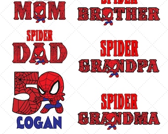 Compleanno personalizzato di Spiderman Png, Compleanno in famiglia Png, Ragnatela Png, Compleanno personalizzato Png, Compleanno personalizzato in base all'età Png, Spidey Png