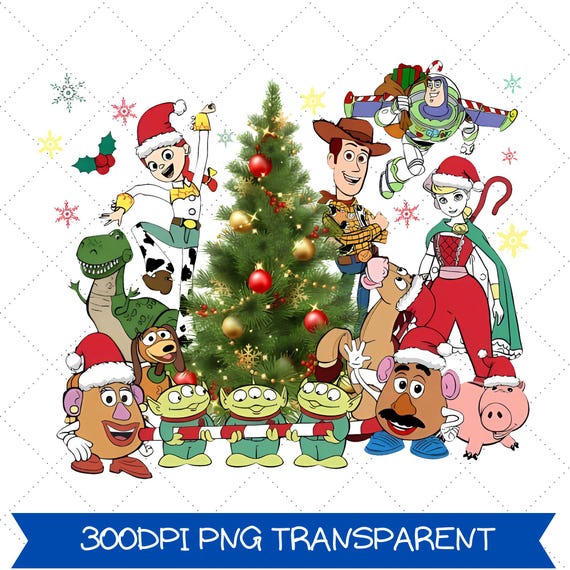 ディズニー ピクサー トイストーリー クリスマス PNG、ディズニー