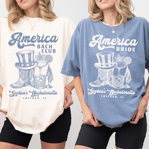 American Bachelorette Party PNG, Patriotic Bride, 4th of July (Digital Download)
