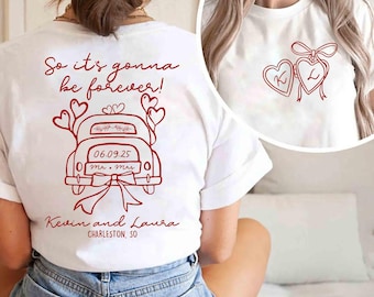 Medallón de corazón personalizado para novia (PNG), futura señora y señor (PNG), regalo de aniversario para el día de la boda de la novia para la recién comprometida, fin de semana de boda personalizado