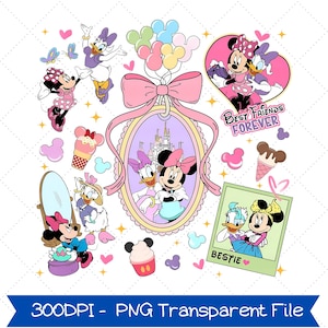 Disney Minnie Daisy Summer Png,Girls Just Wanna Have Sun Disney Besties Png, Disneyworld Png, Disney Summer Png WDW Girls Trip Magic Kingdom