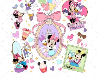 Disney Minnie Daisy Summer png, les filles veulent juste avoir du soleil Disney Besties png, Disneyworld png, Disney Summer Png WDW Girls Trip Magic Kingdom