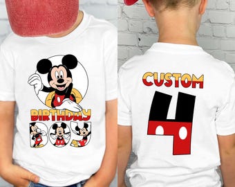 Personalized Name Mickey Mouse Birthday Boy Png, Custom Birthday Boy Gift, Magic Kingdom Disney Boy Birthday Png, Custom Mickey Mouse Png,