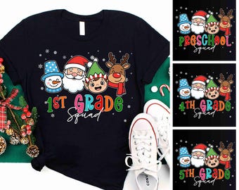 Personalized Christmas Teacher Png, Xmas Teacher Png, Kindergarten Teacher, Teacher Santa Christmas Png,Teacher Team Png,Custom Teacher Png