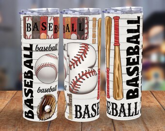 Baseball Tumbler Wrap PNG Baseball Lover Tumbler Seamless Sublimation Designs Downloads Skinny 20oz Design, Baseball Png, Baseball Mama Png