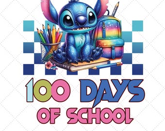 100 dagen school png, cartoon 100e schooldag png, waardering leraar, 100 dagen slimmer png, geruite retro terug naar school png