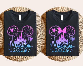 Magic Family Trip 2026 Png, Family Vacation 2026, Magical Kingdom Vacay Mode, Family Trip Sublimation Design Best Day Ever Castle Trip 2408
