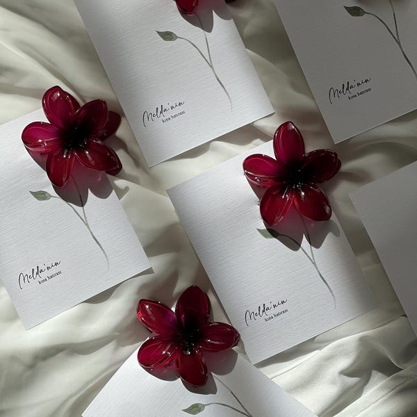 Feestartikel | Cadeaubon voor haarclips | Henna, verloving, bruiloft, vrijgezellenfeest | Gepersonaliseerd