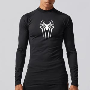 Spiderman Compression Shirt: Herren Superhelden Workout Tee