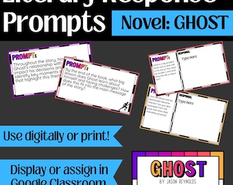 Ghost by Jason Reynolds – Literary Response Prompts (Google Slides)