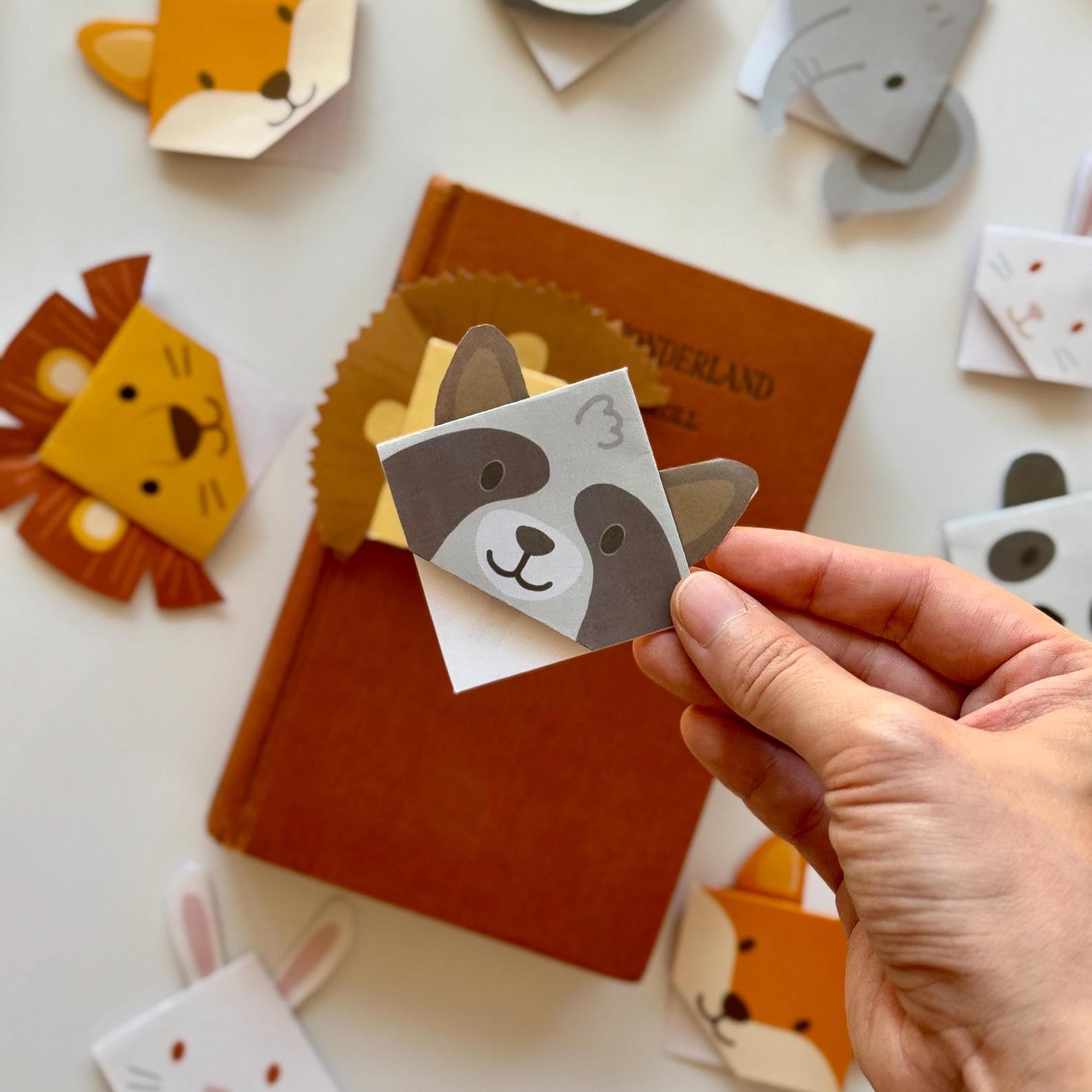 Woodland Animal Origami Finger Puppets & Corner Bookmarks – DIY Craft ...
