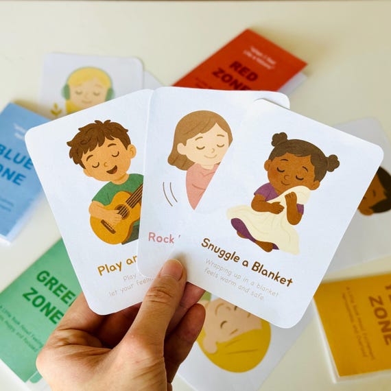 Calming Strategy Cards for Kids – 30 Printable Calm-Down Tools – Emotions & Self-Regulation Activities – Montessori SEL Corner