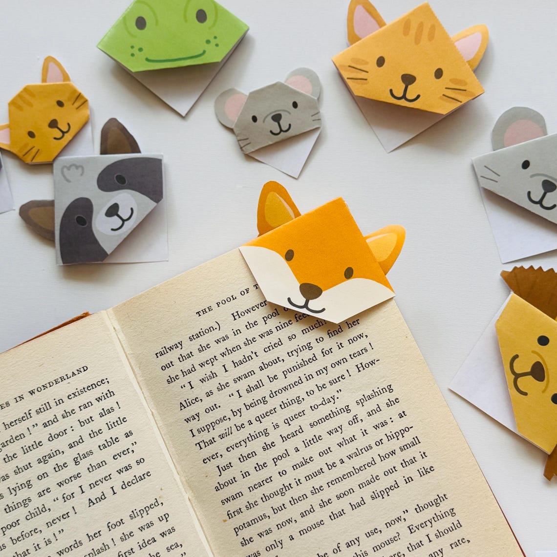 Woodland Animal Origami Finger Puppets & Corner Bookmarks – DIY Craft ...