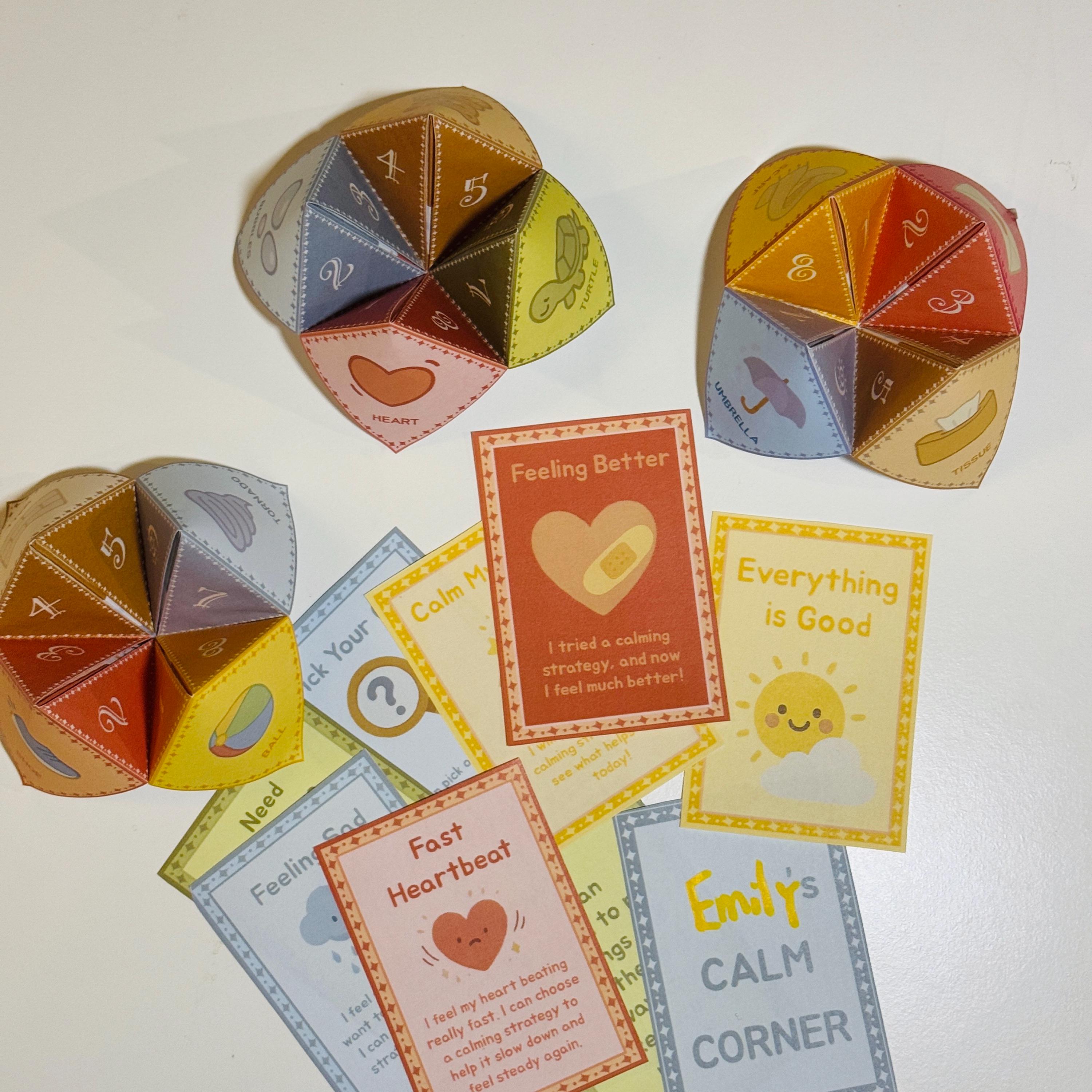 Feelings Cootie Catcher Printable – Kids Emotion Regulation, SEL ...