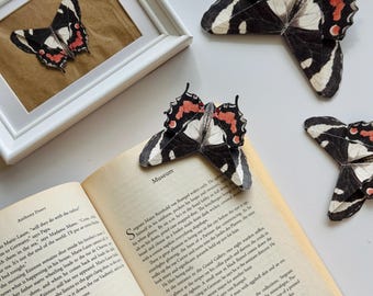 Swallowtail Butterfly Origami Bookmarks – Vintage-Style Printable Decor (PDF)