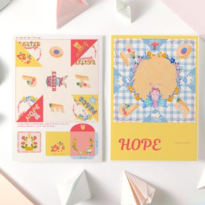 Sac à main puzzle de Pâques imprimable | Enveloppe origami DIY et message caché | Créations en papier avec lapin printanier | Téléchargement numérique instantané