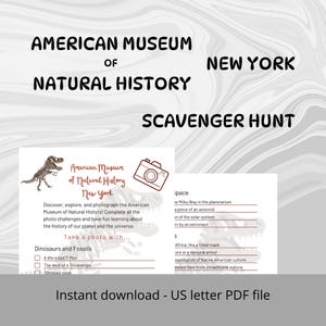 Foto-Schnitzeljagd im Amerikanischen Naturkundemuseum New York – Eine lustige Aktivität für Kinder, Familien und Freundesgruppen