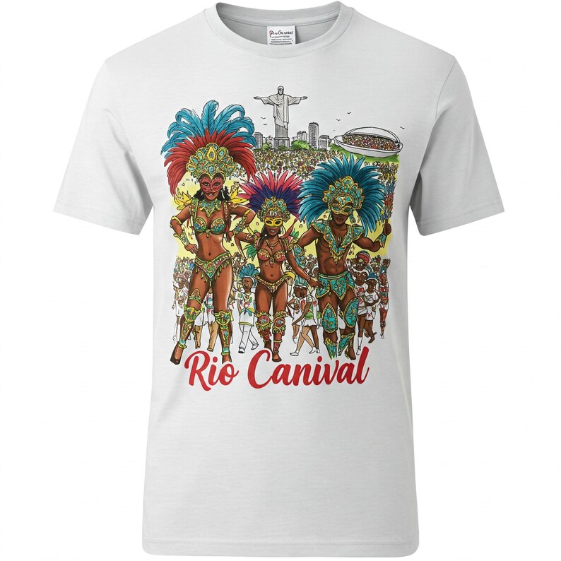 Rio Carnival Digital Sticker Set: Colorful Dancers, Masks (digital ...