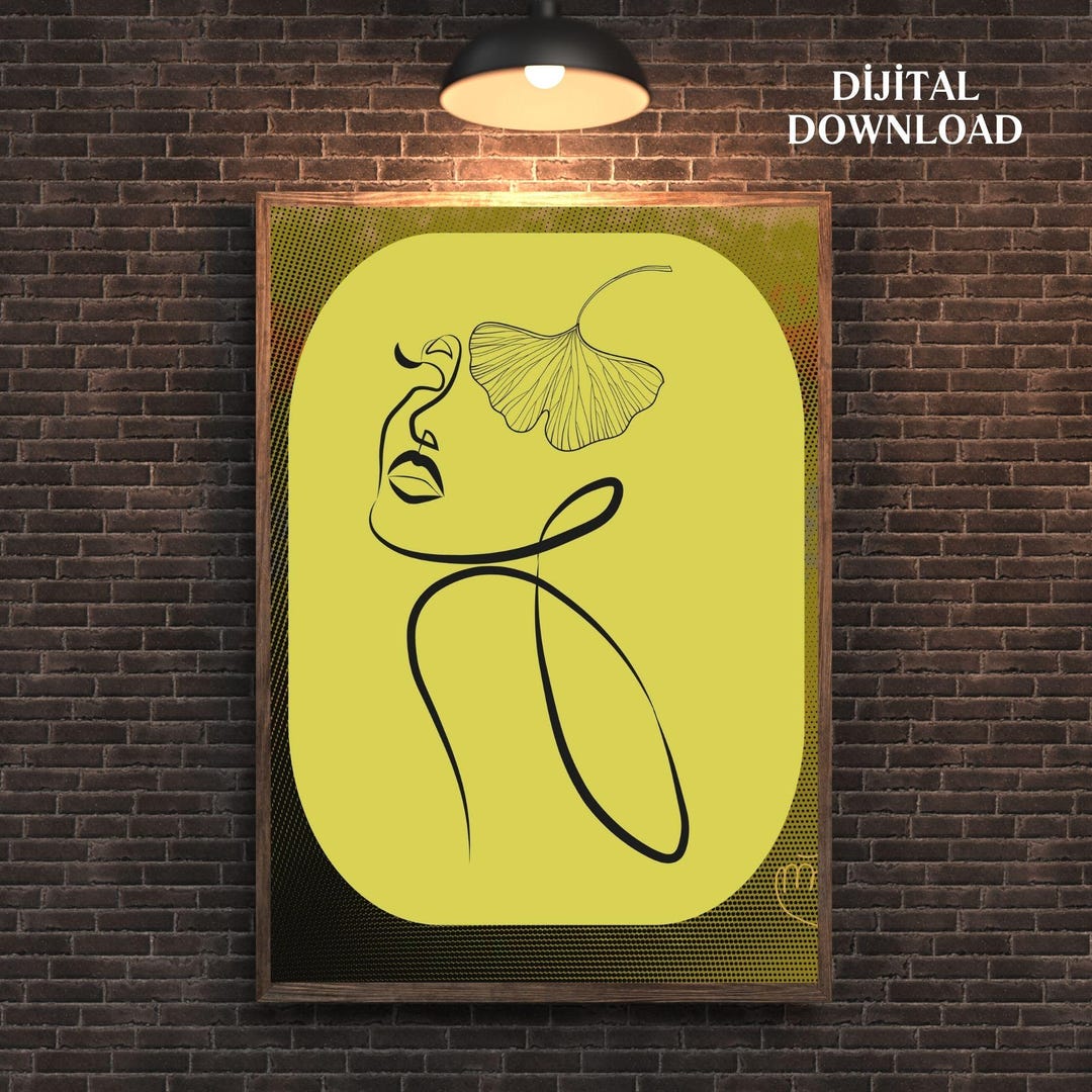 Feminine Wall Art Boho Gallery Wall Abstract Woman Print Abstract Woman ...