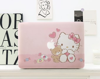 Hello Kitty-inspired MacBook Case for 2026 Neo A18,macbook Ret 15