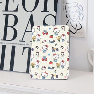 Estuche Kawaii Kitten 2024 / Estuche Colorsoft con función de encendido y apagado automático para Kindle 2024, Paperwhite 5/6/7/10/11/12, regalo personalizado
