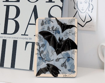 Bats and Botanicals Case 2024 | Colorsoft Case with Auto Wake/Sleep Function for Kindle 2024 Case, Paperwhite 6/7/10/11/12, Halloween Gift