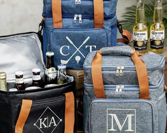 Sac isotherme de golf personnalisé pour garçons d'honneur, Sac isotherme personnalisé pour garçons d'honneur, Sac à bière brodé, Cadeaux homme d'honneur