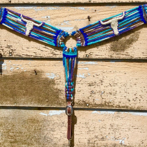 Colorful Mohair Breast Collar Etsy