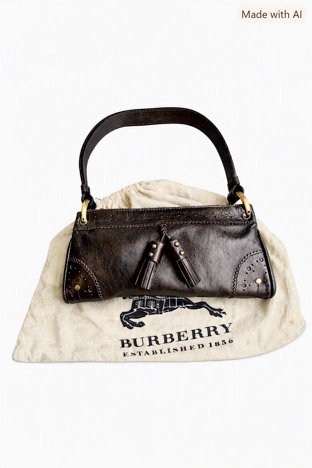 Y2k Burberry Bag - Etsy