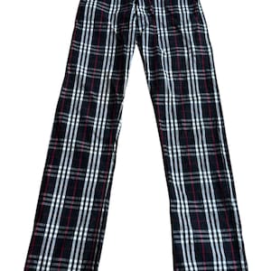 パンツ Burberry vintage wide slacks Nova check Burberry Nova Check Pants - Etsy