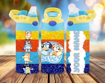 Kid Tumblers 12oz with Lid - Personalized Water Bottles