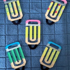Jumbo Acrylic Paper Clip Holder: Teacher Desk Accessory