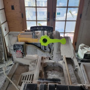 Handle for DeWalt Tile Saw Fits D36000 & D24000 - No Modification - Slips over existing Knob