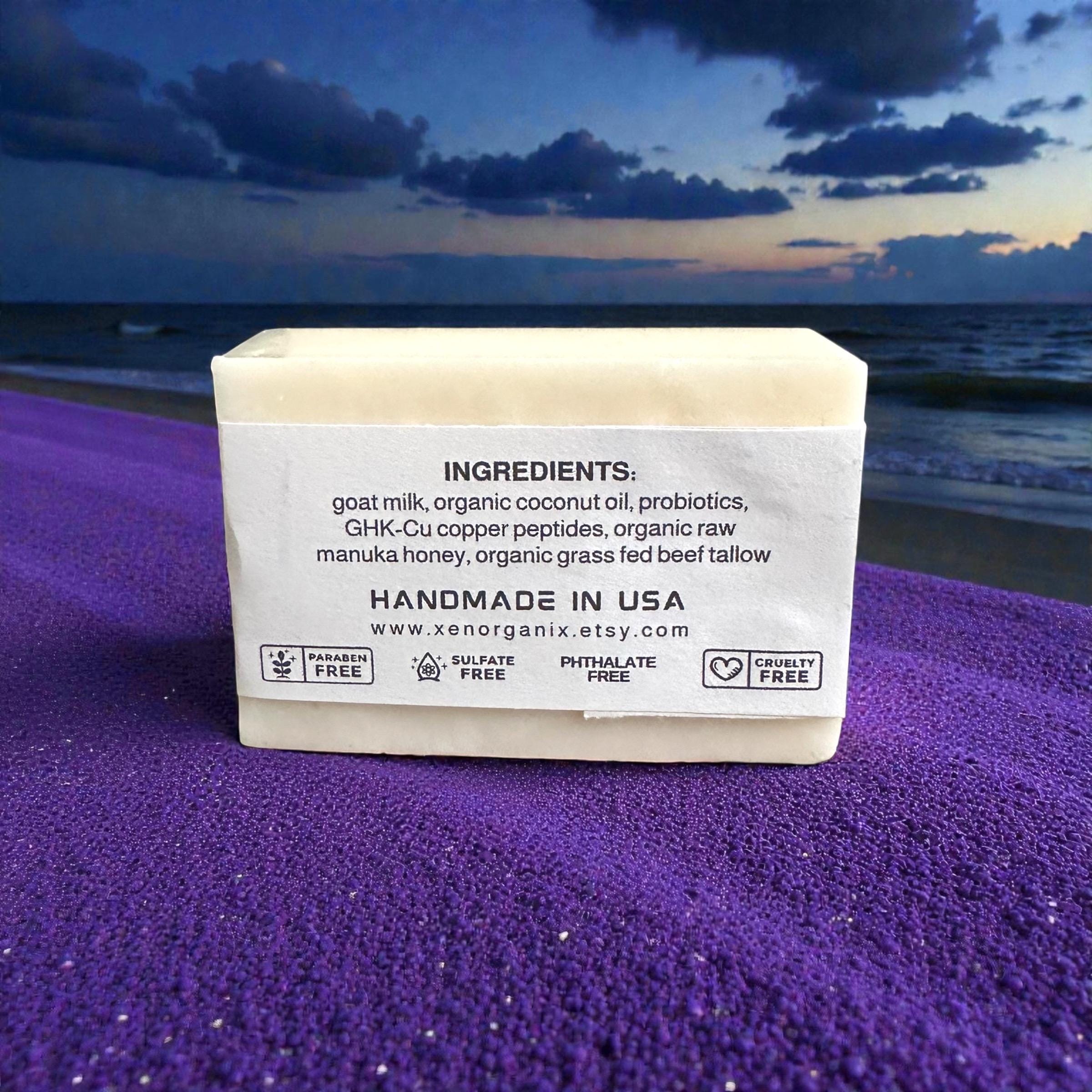 ghk cu soap bar Copper Peptide Body Wash | Anti-Aging, Skin Firming & Hydration party lab testing to ensure 100% purity Grass Fed Beef Tallow &
